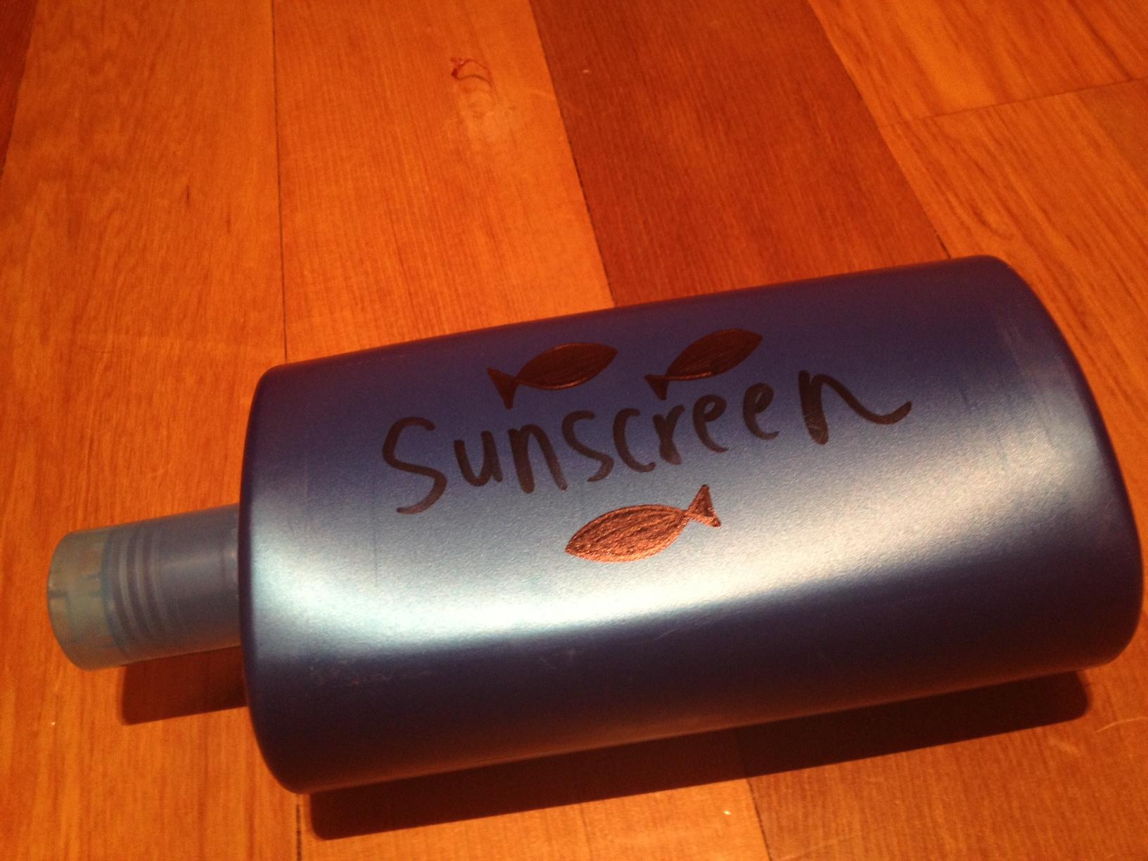 Sunscreen for fish?